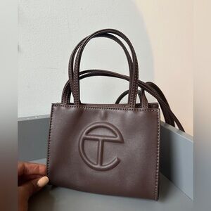 Telfar Chocolate Small Shopping Bag (like new)